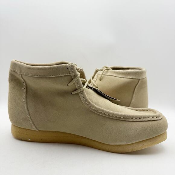 Roper Mens Gum Sticker Chukka Ankle Boots US 14 EU 47.5 Tan Taupe Suede NWT main image 12